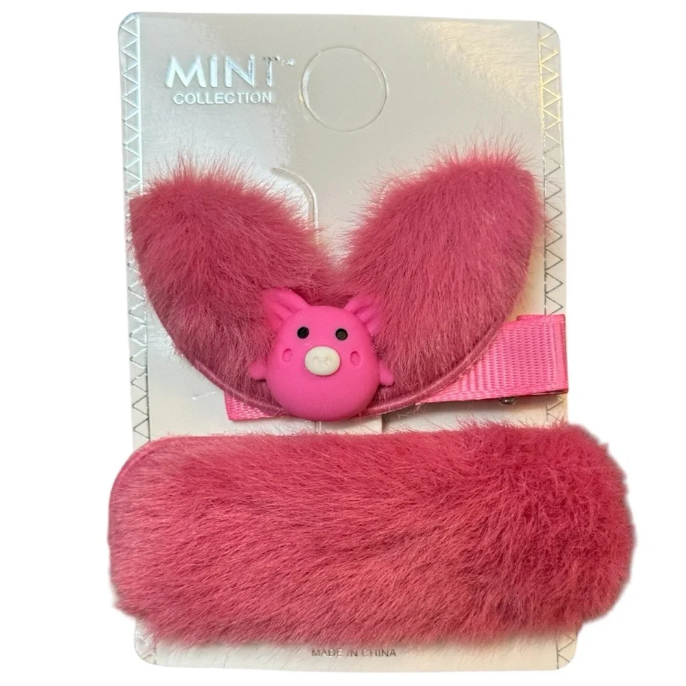 Furry Cartoon Spring Hairpins Set of 2 Easter Pastel Mix NWT 3/$15✨